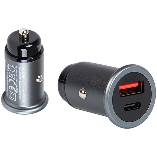 Ładowarka Blow Ładowarka samochodowa gniazdo USB+USB-C 30W G30C