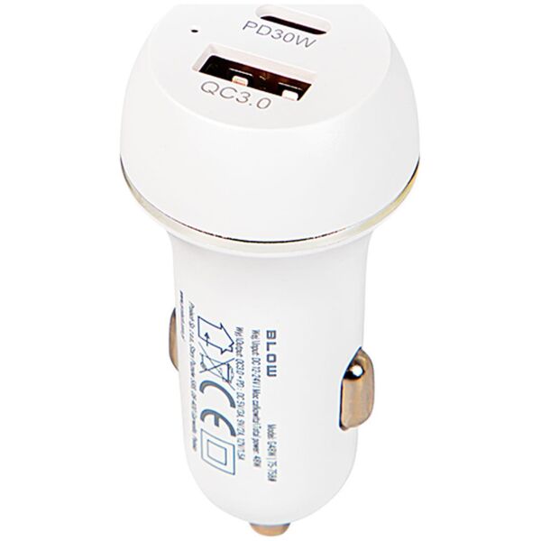 Ładowarka Blow Ładowarka samochodowa gniazdo USB+USB-C 48W G48W