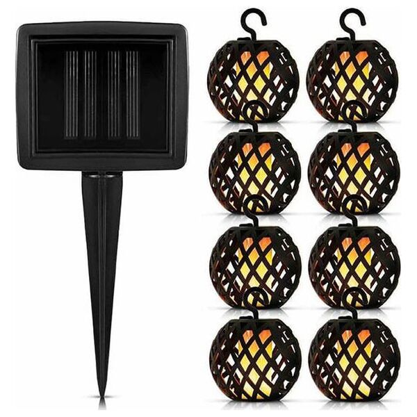 Blow 70-290# Girlanda solarna ogrodowa kule 8 led ciepły gs-01