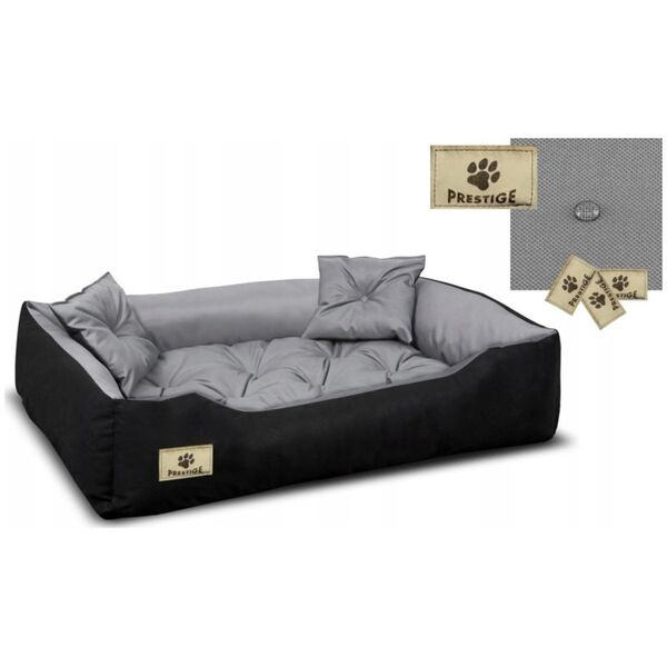 AutoTune Legowisko Prestige 130x100 / 145x115cm szaro-czarne
