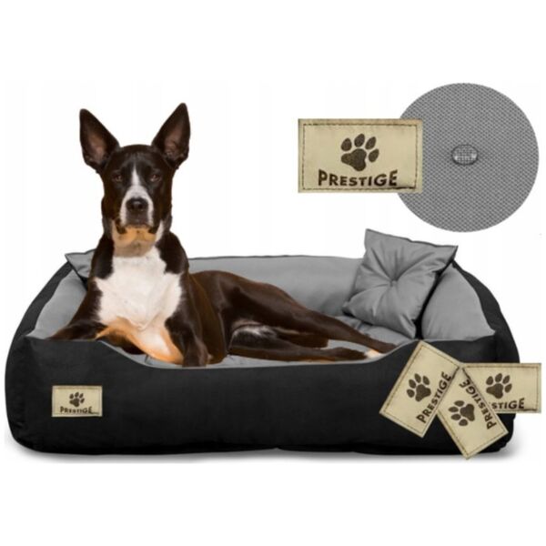 AutoTune Legowisko Prestige 130x100 / 145x115cm szaro-czarne