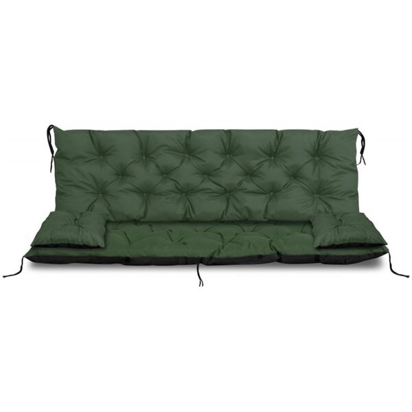AIO FACTORY ZESTAW OGRODOWY 150x60x50CM + 2 PODUSZKI 42X42 CM ZIELONY