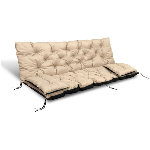 AIO FACTORY ZESTAW OGRODOWY 150x60x50CM + 2 PODUSZKI 42X42 CM BEŻOWY