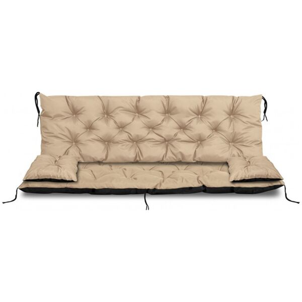AIO FACTORY ZESTAW OGRODOWY 150x60x50CM + 2 PODUSZKI 42X42 CM BEŻOWY
