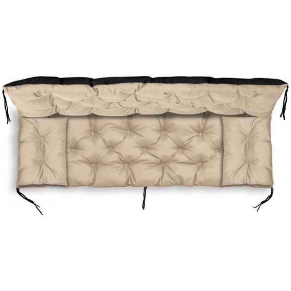 AIO FACTORY ZESTAW OGRODOWY 150x60x50CM + 2 PODUSZKI 42X42 CM BEŻOWY