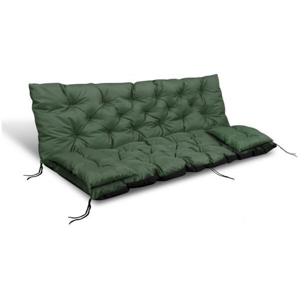 AIO FACTORY ZESTAW OGRODOWY 100x60x50CM + 2 PODUSZKI 42X42 CM ZIELONY