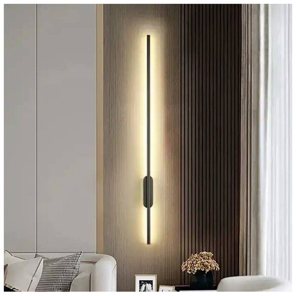 Kinkiet Aptel Wewnętrzna LAMPA Ścienna Kinkiet LED 2000lm 15W  neutralna biel czarny ZD116