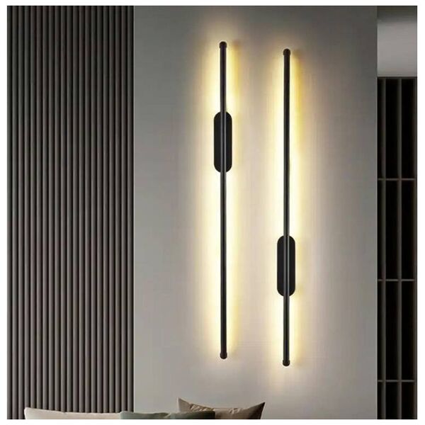 Kinkiet Aptel Wewnętrzna LAMPA Ścienna Kinkiet LED 2000lm 15W  neutralna biel czarny ZD116