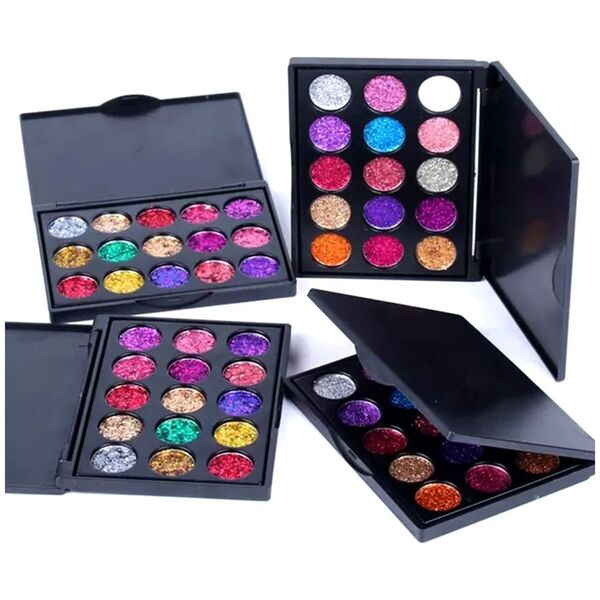 ATL AG861 Paleta cieni 15 kol. brokat