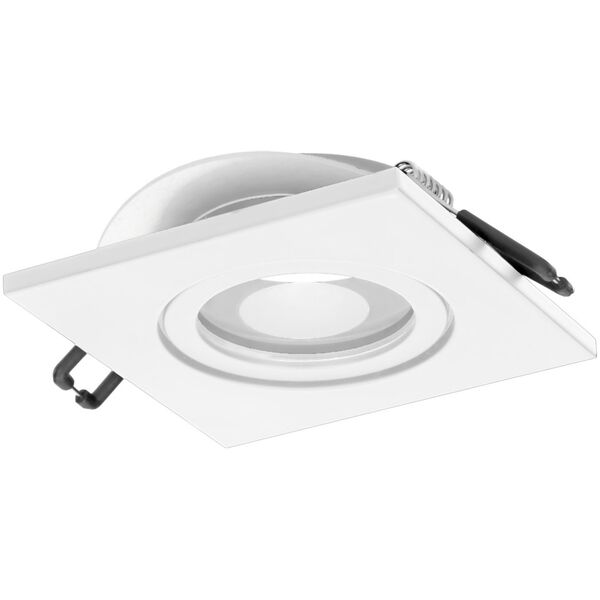 Orno DARI S ramka dekoracyjna oprawy punktowej, MR16/GU10 max 50W, kwadrat, biała IP44