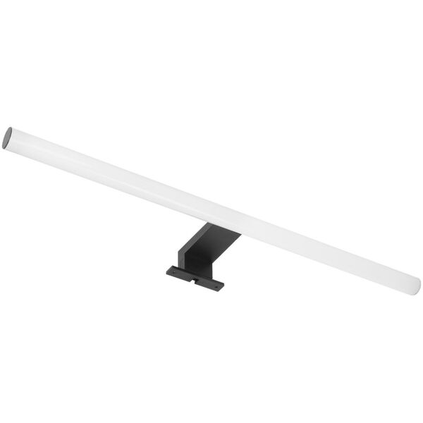 Orno PEEGEL LED 9W, lampa nad lustro, 810lm, 4000K, dł. 60 cm, tworzywo sztuczne+akryl, czarna