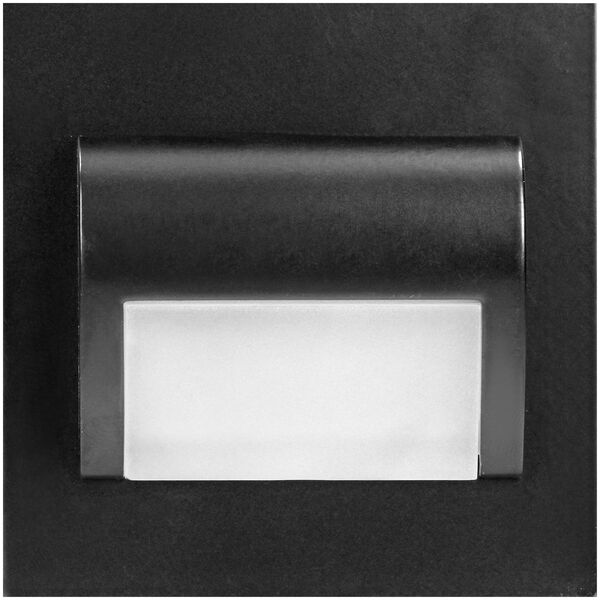 Oprawa schodowa Orno DRACO LED NEW 1,5W, oprawa schodowa podtynkowa, 12VDC, 30lm, 6000K, czarny, innowacyjny sposób montażu
