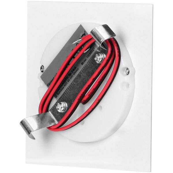 Oprawa schodowa Orno DRACO LED NEW 1,5W, oprawa schodowa podtynkowa, 12VDC, 30lm, 6000K, biała, innowacyjny sposób montażu