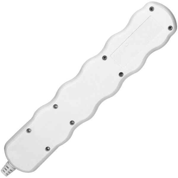 Orno Rozgałęźnik 5x2P+Z, biały