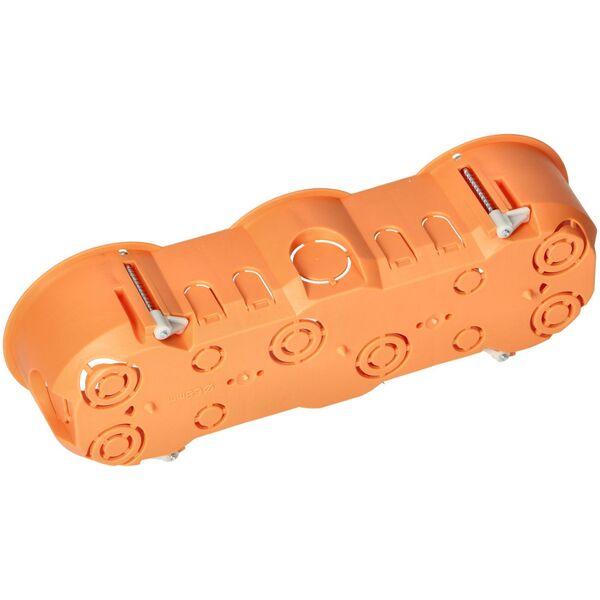 Orno Puszka p/t 60 mm płytka trzykrotna do G/K, 80 szt