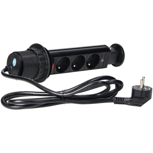 Orno Gniazdo wpuszczane w blat 3x250V AC OR-AE-1347/B