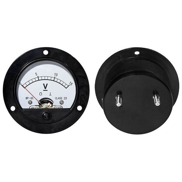 Blow 51-115#              Miernik analogowy voltomierz okrągły 15v