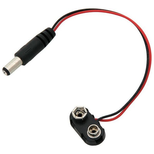 Blow 1082#                Przyłącze adapter  9v 6f22 wtyk dc 2,1/5,5