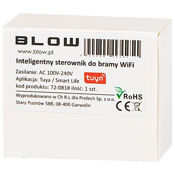 Blow 72-081# Inteligentny sterownik do bramy wifi tuya