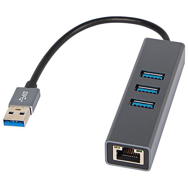 Karta sieciowa Blow 86-064# Karta sieciowa usb-c rj45+3xusb kabel k-06
