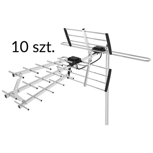 Antena RTV Blow 21-053# Antena  dvb-t atd27s vhf/uhf mux8 pasywna 10-pak