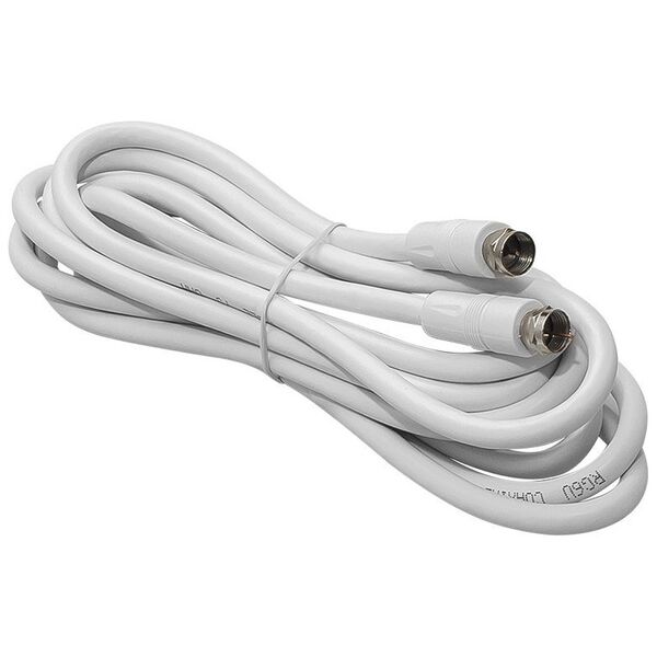 Kabel Blow 4332# Przyłącze wtyk f-wtyk f  3m białe