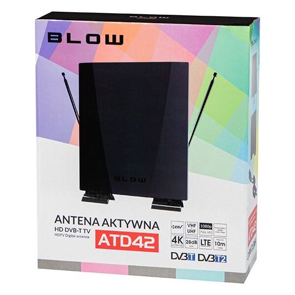 Antena RTV Blow 21-050# Antena  dvb-t atd42 aktywna lte wewnętrzna/zewnętrzna