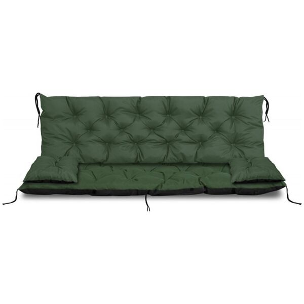 AIO FACTORY ZESTAW OGRODOWY 120x60x50CM + 2 PODUSZKI 42X42 CM ZIELONY