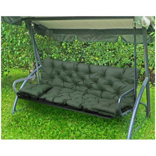 AIO FACTORY ZESTAW OGRODOWY 120x60x50CM + 2 PODUSZKI 42X42 CM ZIELONY