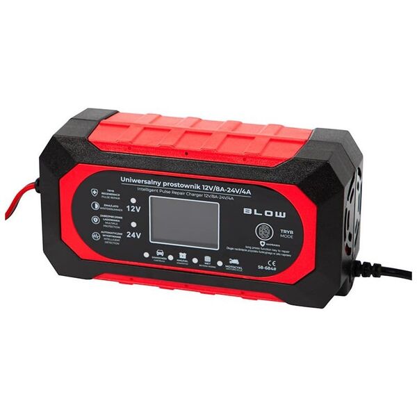 Blow Prostownik automatyczny 12V/8A-24V/4A BLOW