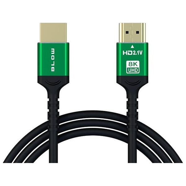 Kabel Blow 96-649# Przyłącze hdmi-hdmi green proste 5m