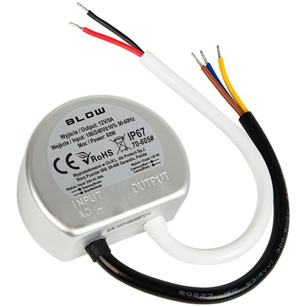 Blow 70-605# Zasilacz impulsowy dopuszkowy12v/5a 60w metal