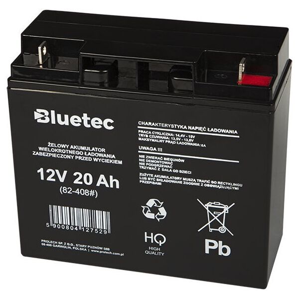 Blow 82-408# Akumulator żelowy 12v 20ah bluetec