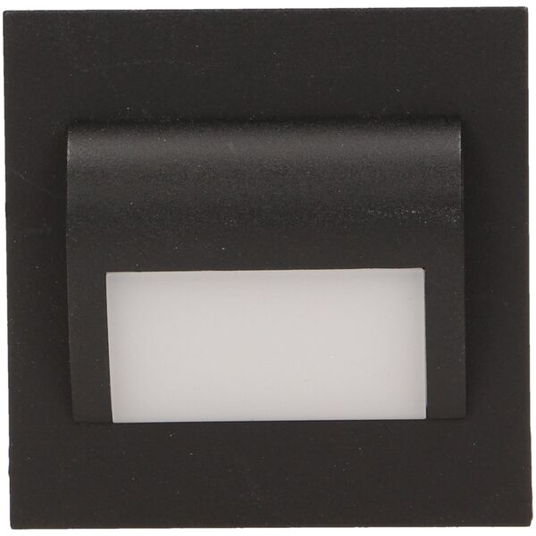 Oprawa schodowa Orno DRACO LED 1,2W, oprawa schodowa podtynkowa, 12V DC, 100lm, 3000K, czarna