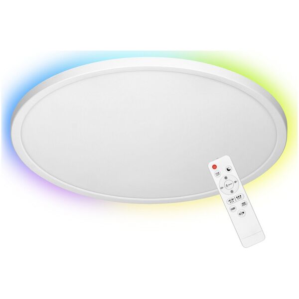 Lampa sufitowa Orno VITO LED 36W, plafon oświetleniowy, 3500lm, IP20, 3000/4000/6500K + RGB, pilot