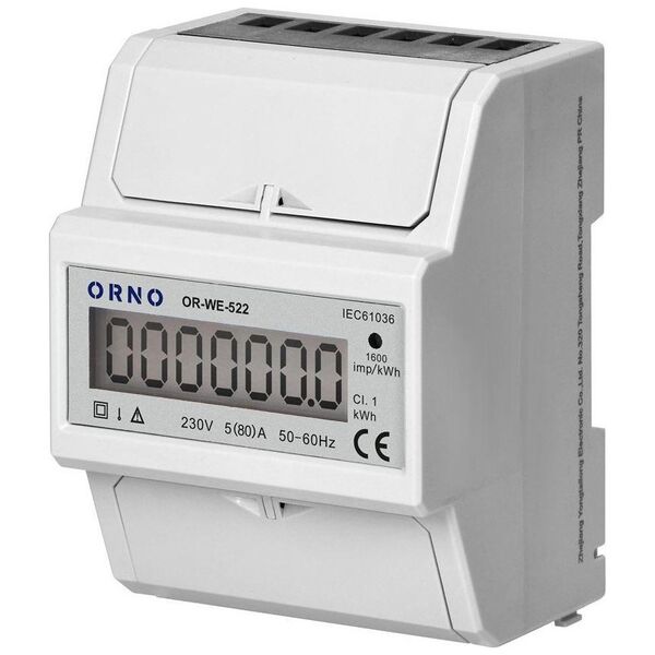 Orno Licznik energii elektrycznej 1-fazowy Orno OR-WE-522