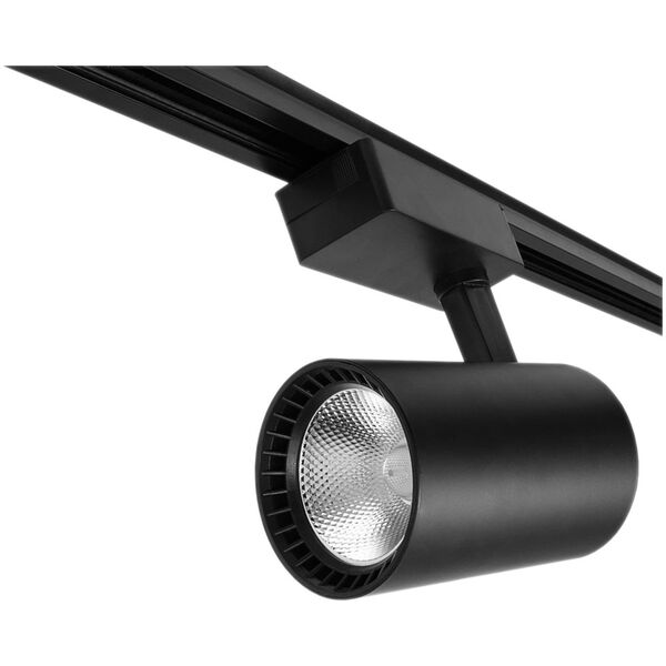 Nvox Lampa sklepowa led reflektor szynowy jednofazowy czarny 30w 2250 lm światło zimne 6000k