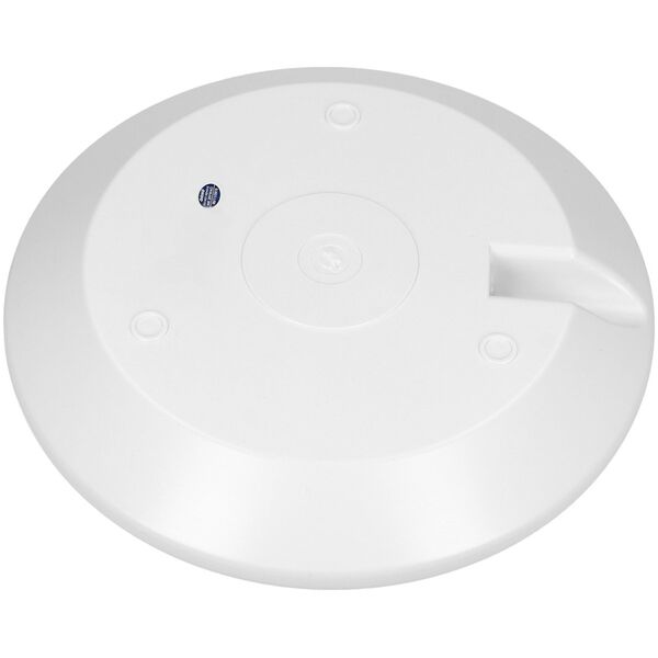 Lampa sufitowa Orno LAPIS LED 12W, plafon oświetleniowy z mikrofalowym czujnikiem ruchu,  800lm, IP65, 4000K, IK10, poliwęglan mleczny, biały
