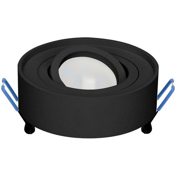 Orno SORMUS R ramka dekoracyjna oprawy punktowej, MR16/GU10 max 50W, regulowana, koło, czarna