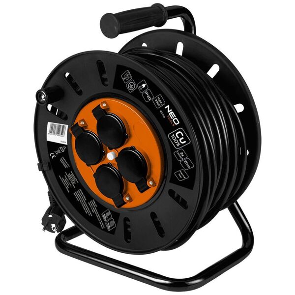 Neo Przedłużacz bębnowy 20m, 3x1.5mm2