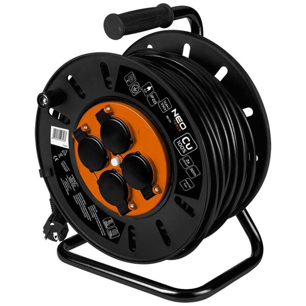 Neo Przedłużacz bębnowy 30m, 3x1.5mm2