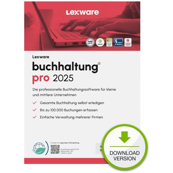 Program Lexware LEXWARE ESD buchhaltung pro 2025 unbegrenzte Laufzeit Download