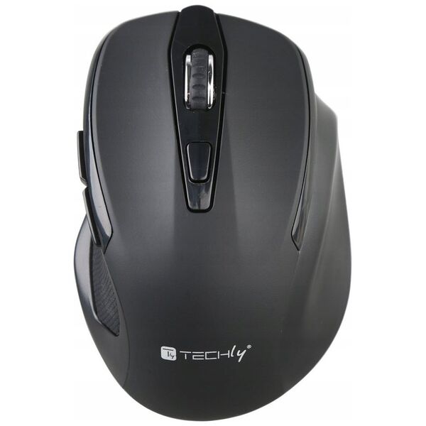 Techly IM 102-WBK myszka Biuro Po prawej stronie RF Wireless Optyczny 1600 DPI