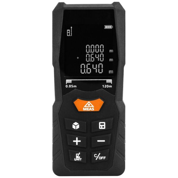 Dalmierz laserowy, zasięg 80 m, IP54