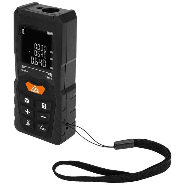 Dalmierz laserowy, zasięg 80 m, IP54