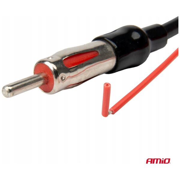 Wzmacniacz sygnału separator antenowy prosty din amio-04132