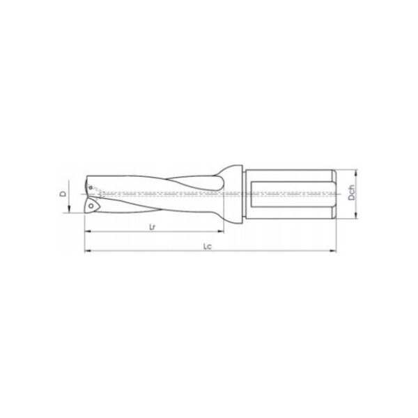 Wiertło składane Baildon WS 3xD 30 mm, 178-94 mm