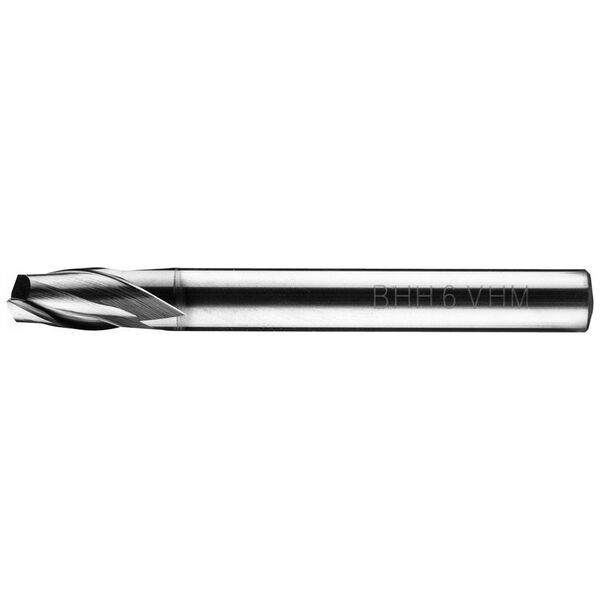 Frez węglikowy Baildon DIN 6527 K FWP2K 6 mm, VHM TiAlN, Z2, 54-7 mm