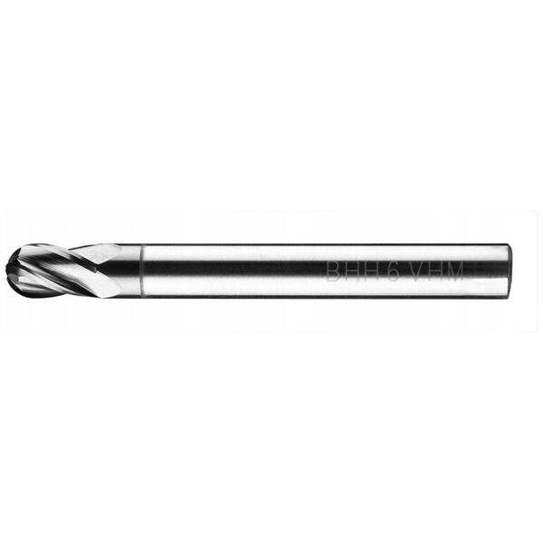 Frez węglikowy Baildon DIN 6527 L FWP2L 5 mm, VHM TiAlN, Z2, 57-10 mm
