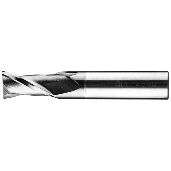 Frez węglikowy Baildon DIN 6527 L FWP2L 12 mm, VHM TiAlN, Z2, 83-22 mm